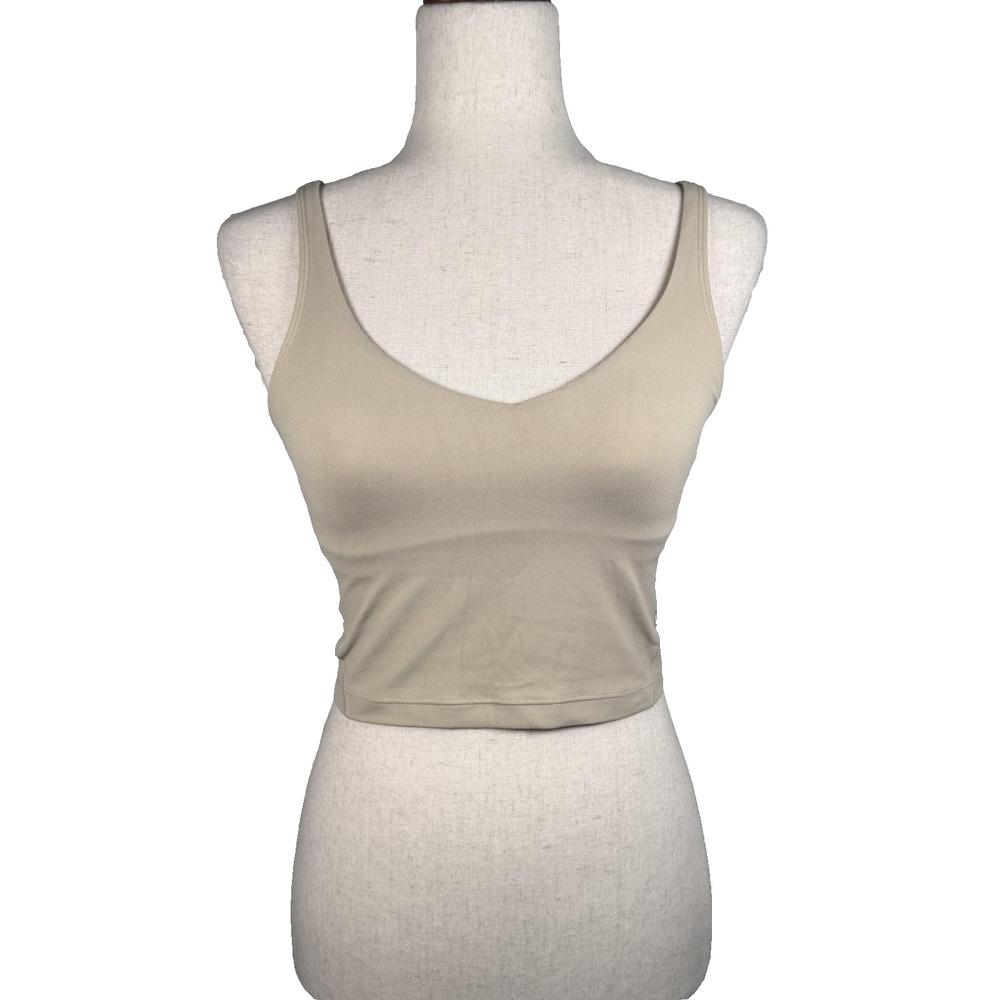 Great Lululemon Align Tank Top - Beige Nulu Cropped Yoga‎ Athletic